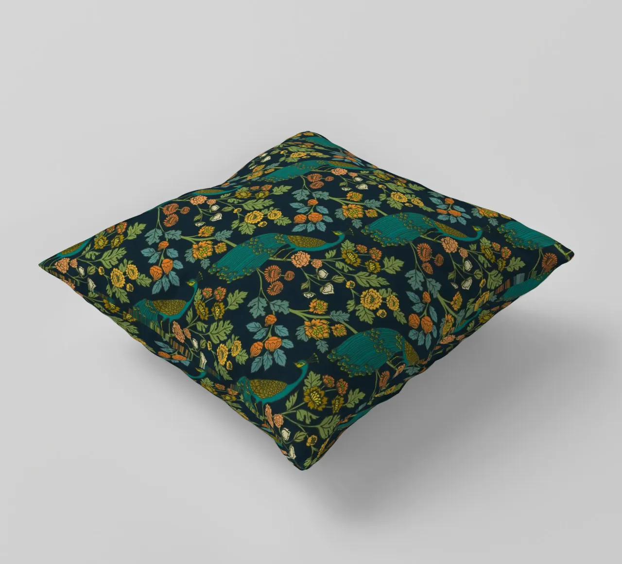 Tazza Cecilia - Pfauengarten Midnight Wonderland cuscino da The Artcircle