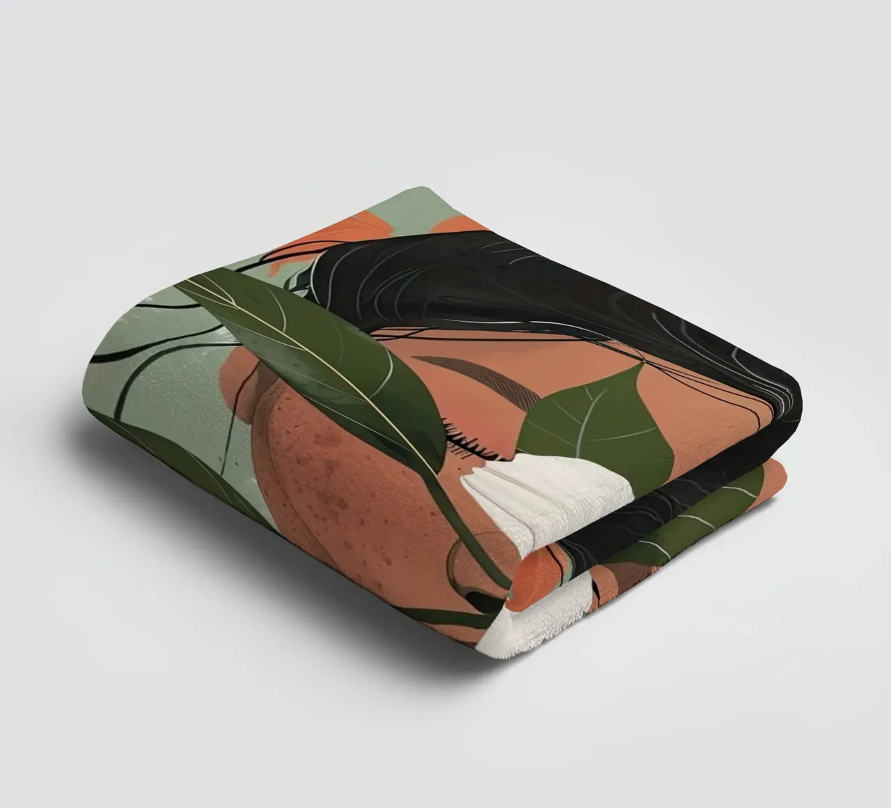 Caché dans les pétales serviette de bain de DaarbyN