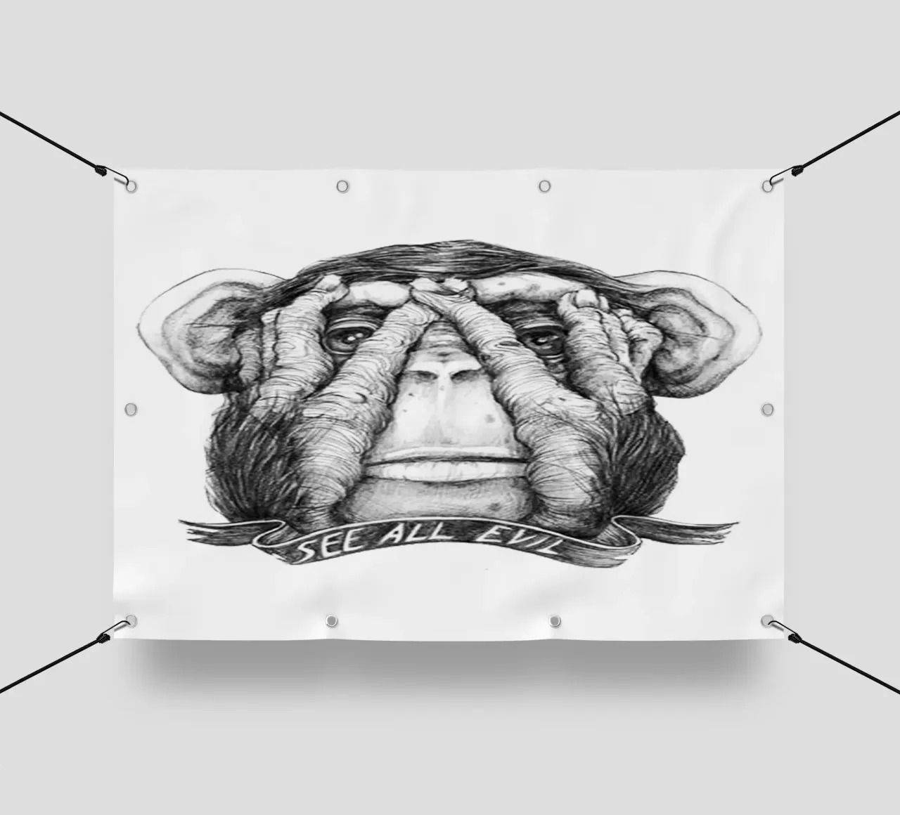 The Evil Monkey Trending Now pvc cover by Urban Life