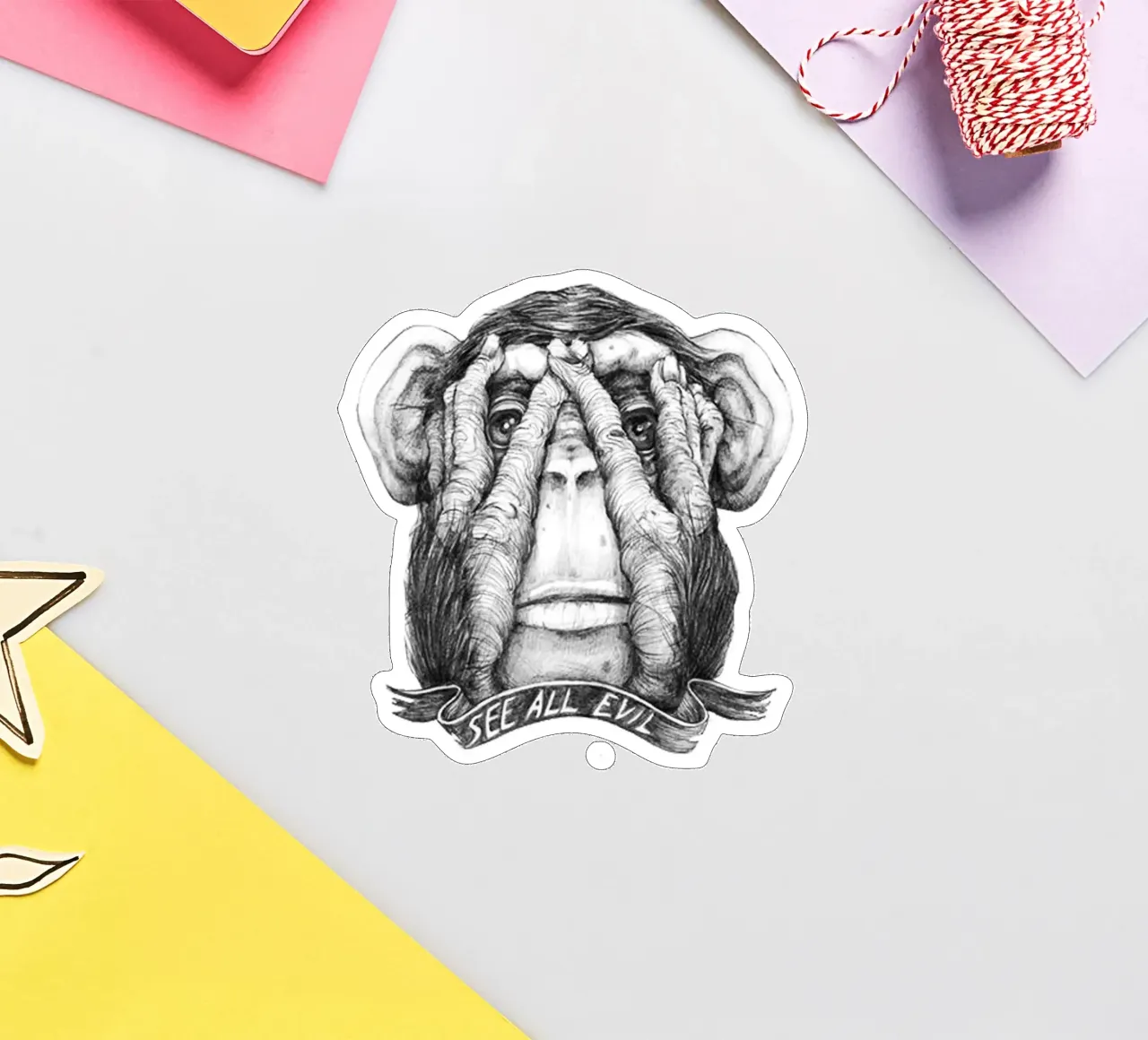The Evil Monkey Trending Now sticker by Urban Life