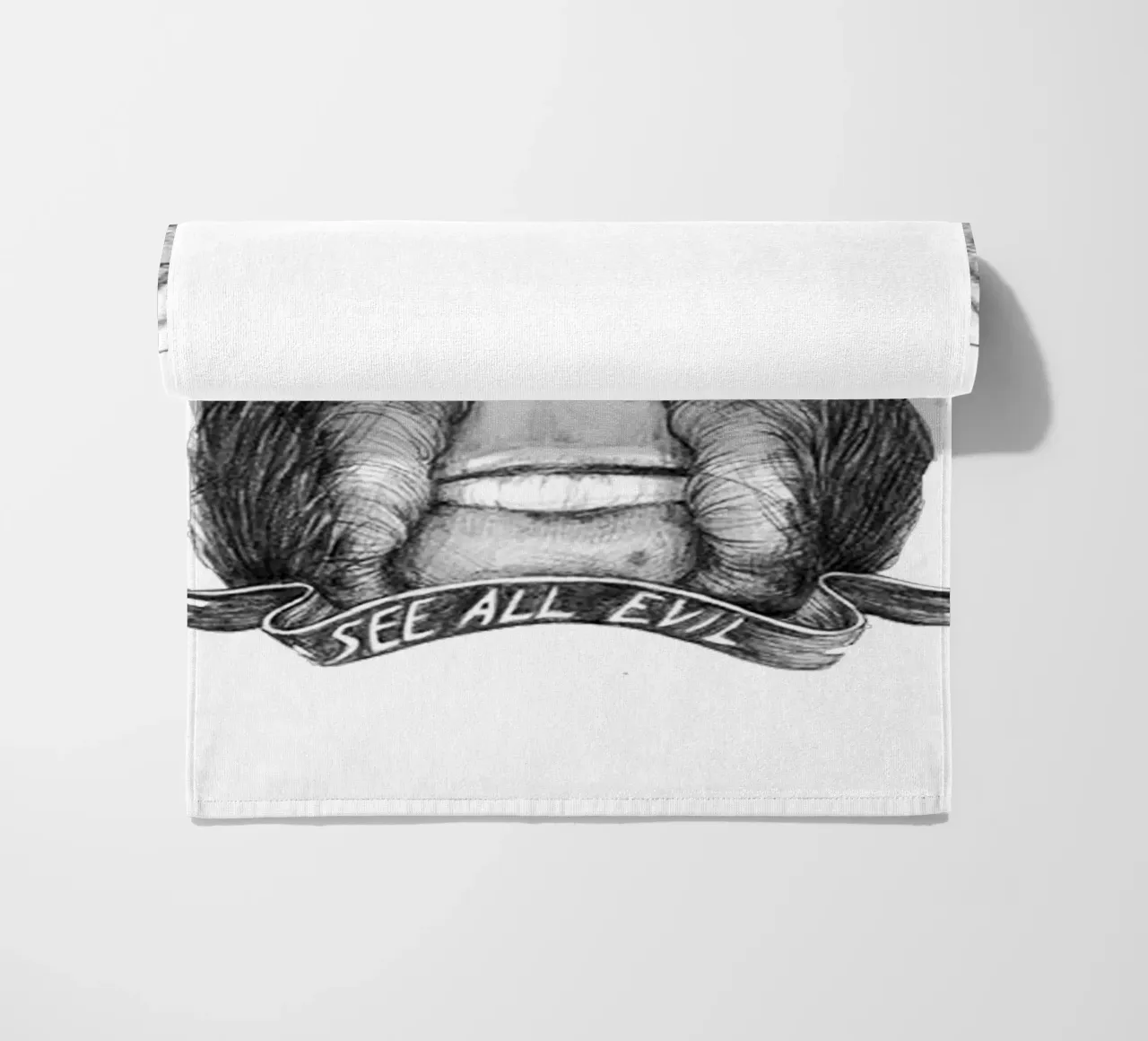 The Evil Monkey Trending Now beach towel by Urban Life