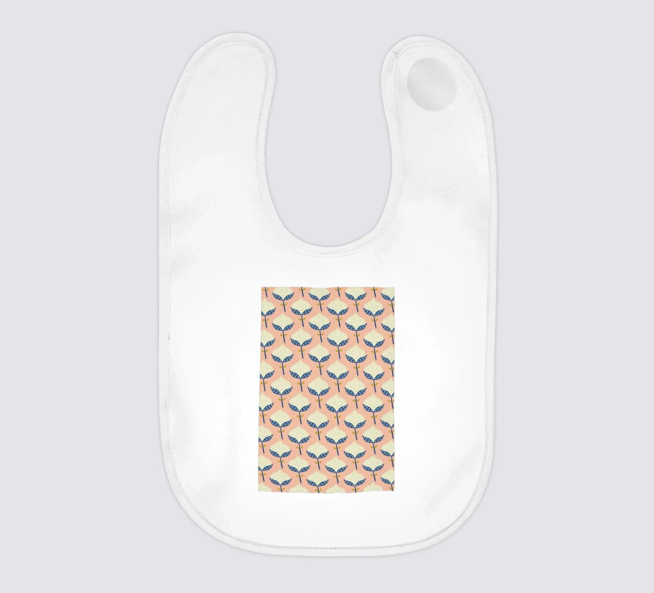 Scandinavian Flower Pattern bavaglino da Karin Bijlsma