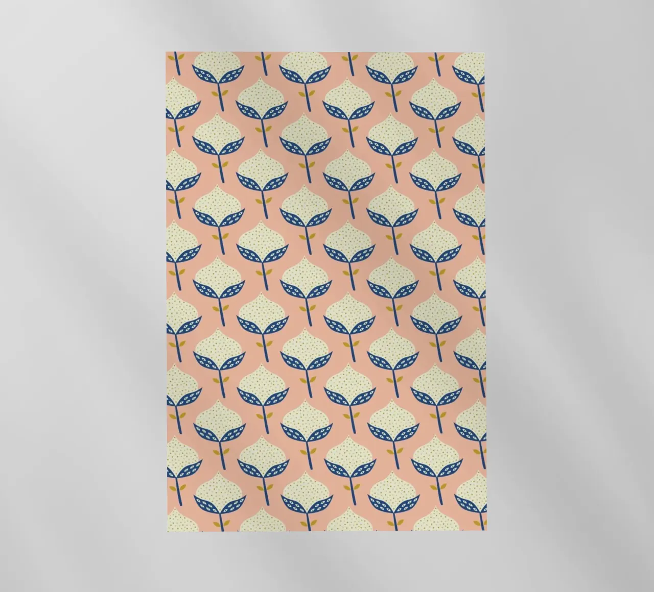 Scandinavian Flower Pattern pellicola backlit da Karin Bijlsma