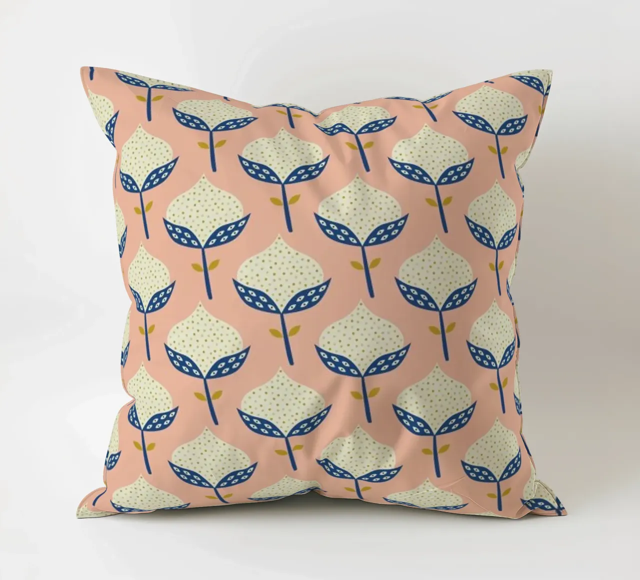 Scandinavian Flower Pattern cuscino da Karin Bijlsma