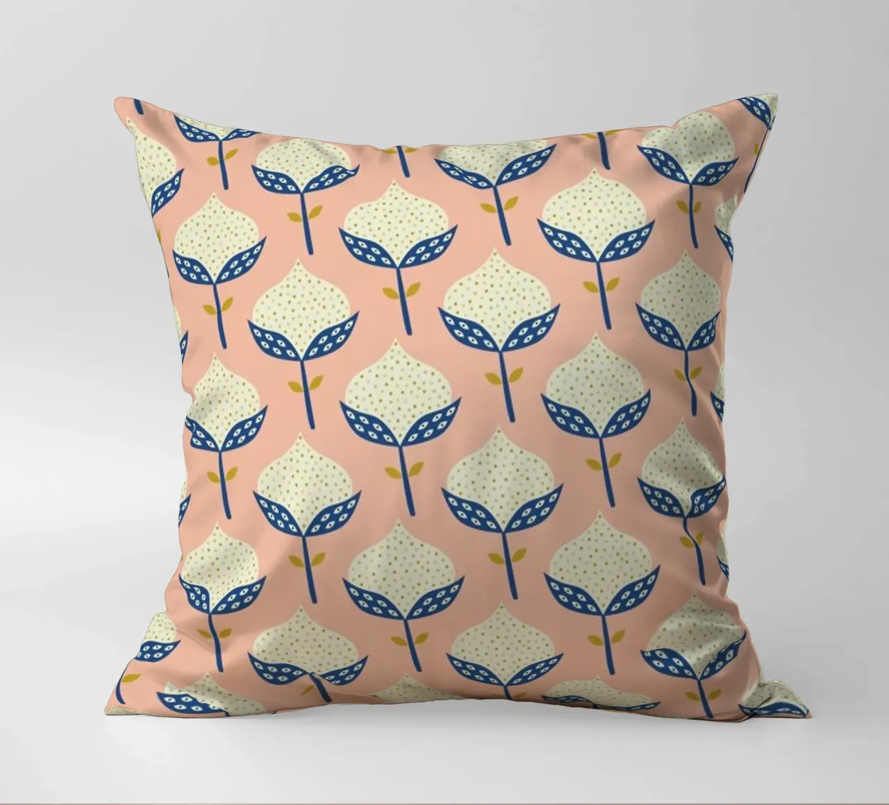 Scandinavian Flower Pattern cuscino da Karin Bijlsma