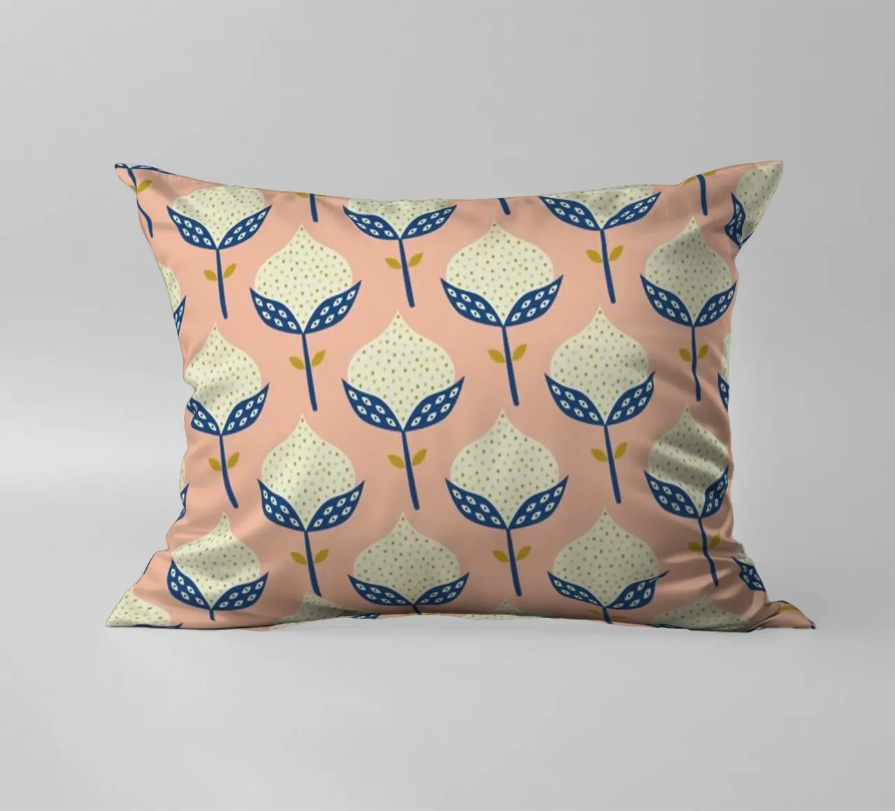 Scandinavian Flower Pattern cuscino da Karin Bijlsma