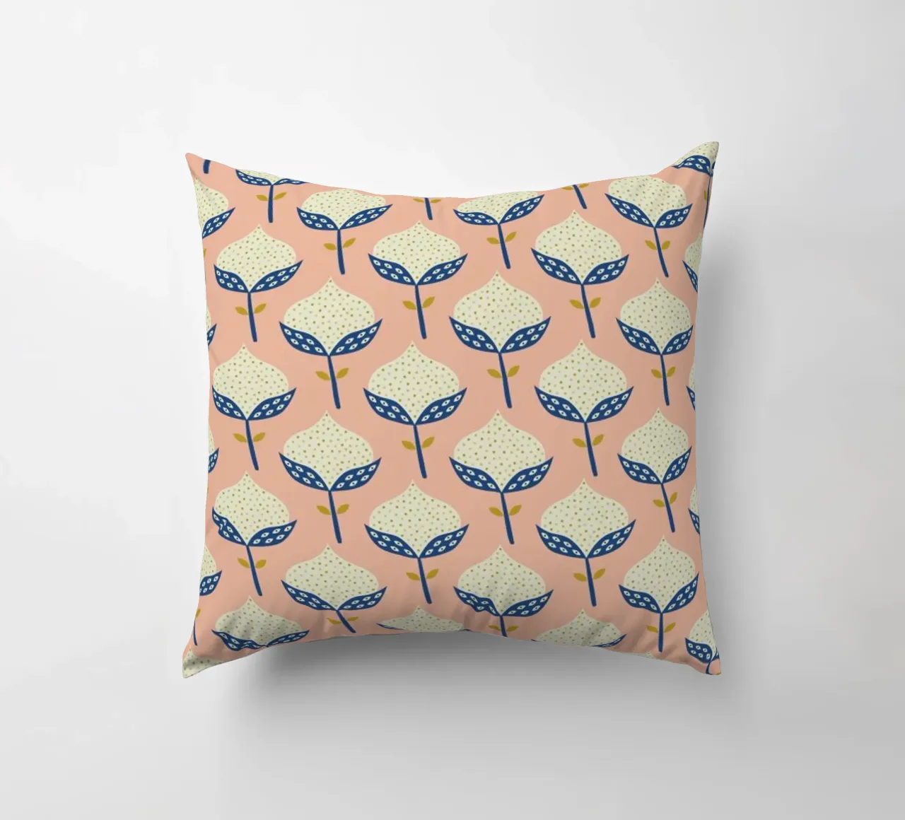 Scandinavian Flower Pattern cuscino da Karin Bijlsma