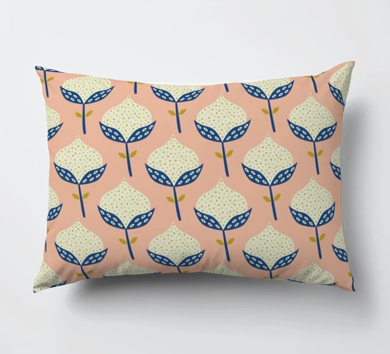 Scandinavian Flower Pattern cuscino da Karin Bijlsma