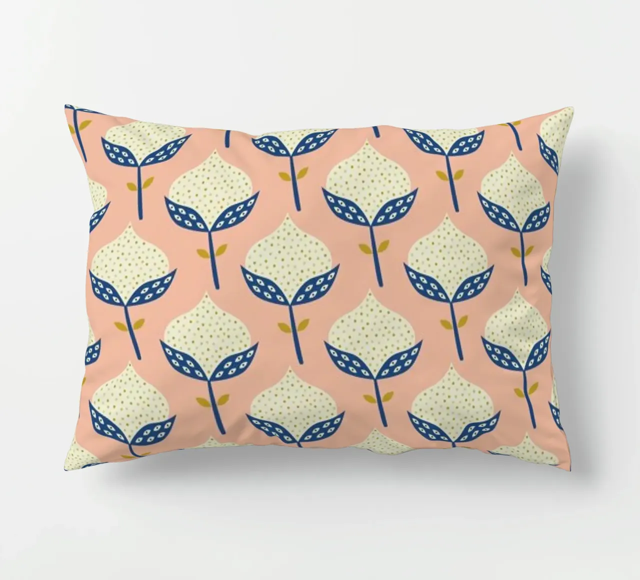 Scandinavian Flower Pattern cuscino da Karin Bijlsma