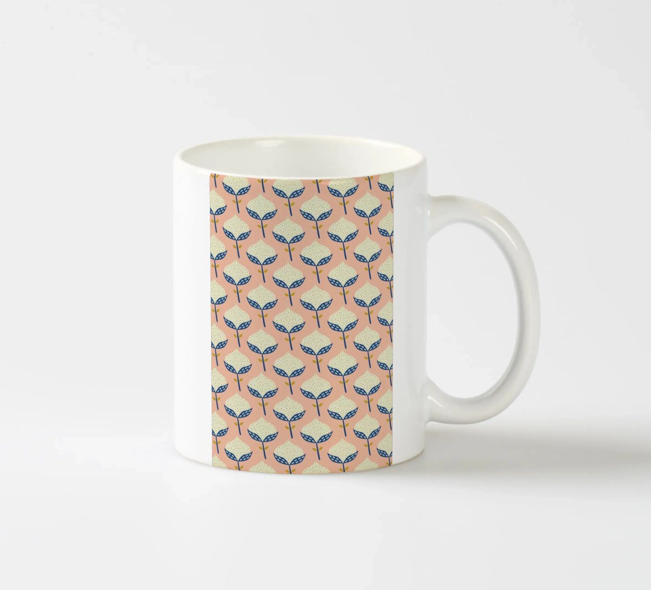 Scandinavian Flower Pattern tazza in ceramica da Karin Bijlsma