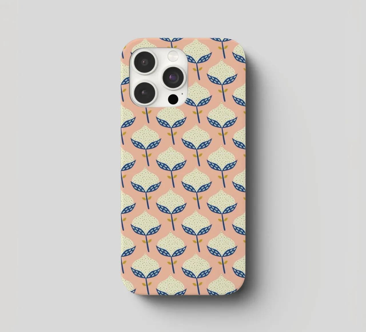 Scandinavian Flower Pattern cover iphone da Karin Bijlsma