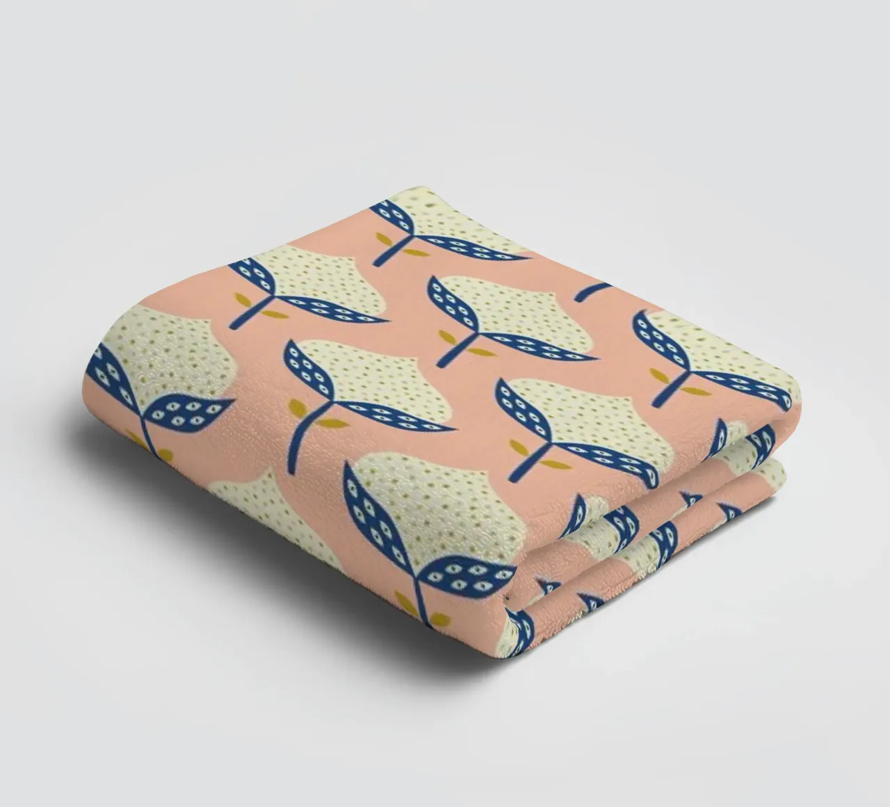 Scandinavian Flower Pattern asciugamano da bagno da Karin Bijlsma