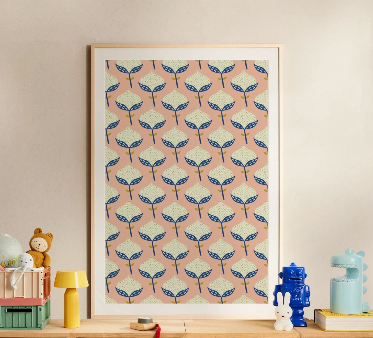Scandinavian Flower Pattern carta hahnemühle da Karin Bijlsma