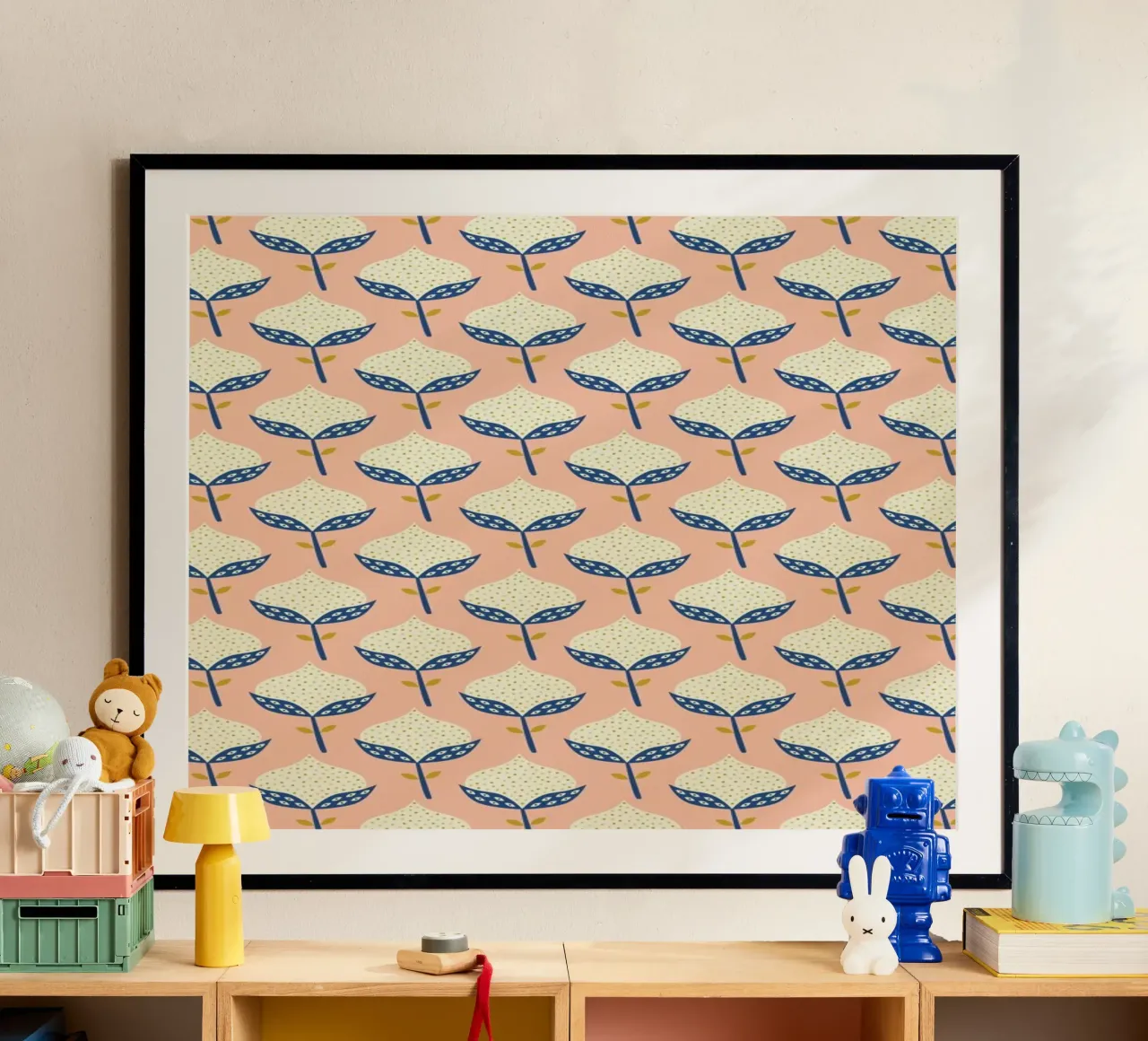 Scandinavian Flower Pattern carta hahnemühle da Karin Bijlsma