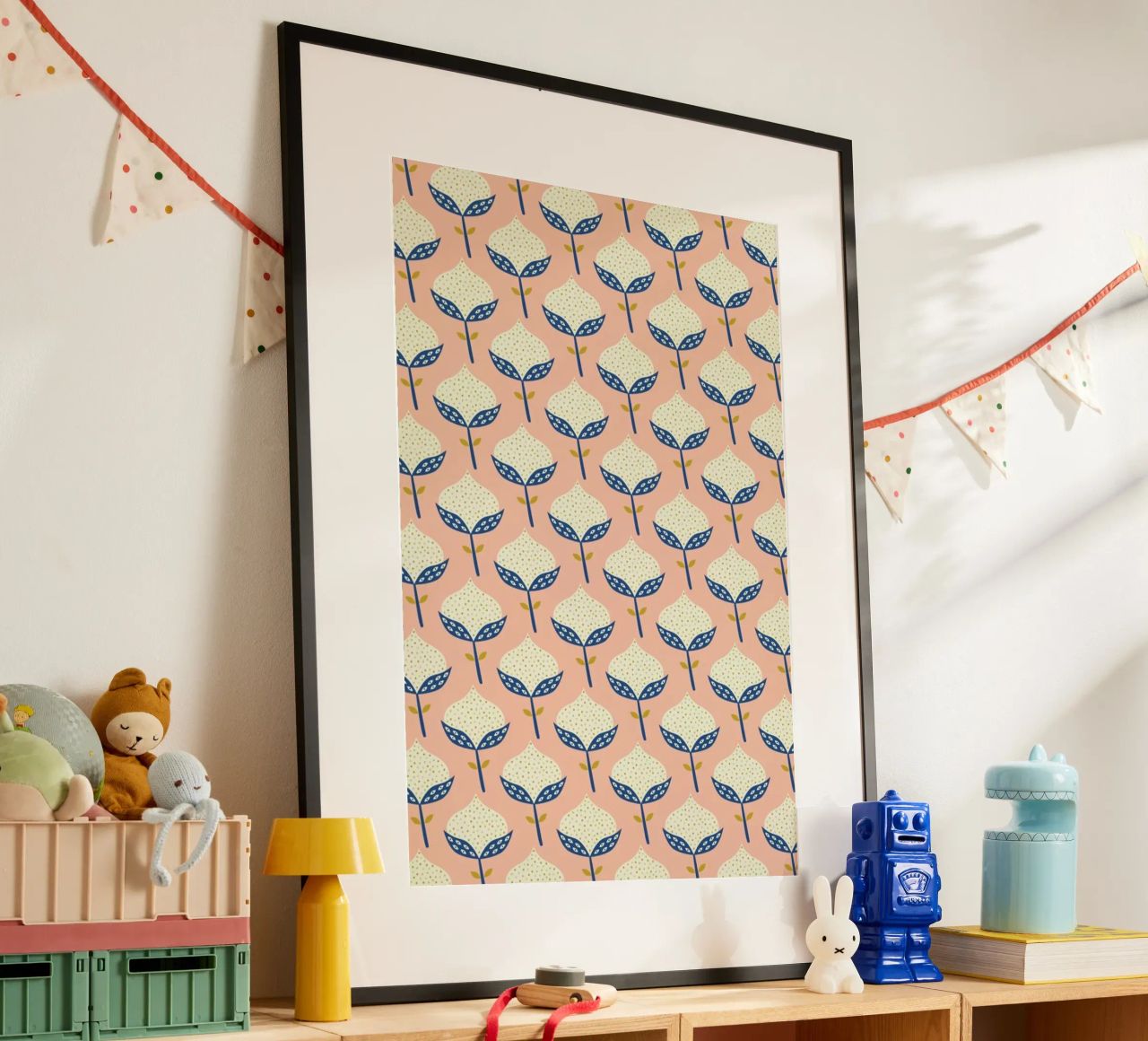 Scandinavian Flower Pattern carta hahnemühle da Karin Bijlsma