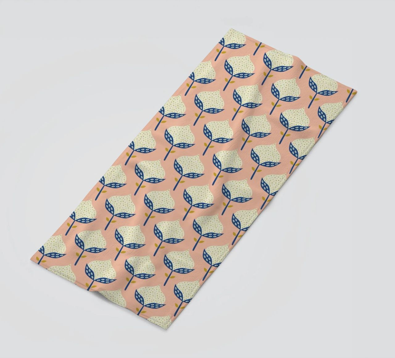 Scandinavian Flower Pattern telo mare da Karin Bijlsma