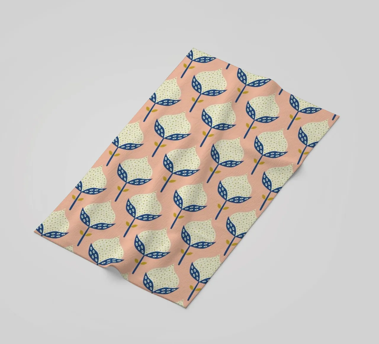Scandinavian Flower Pattern telo mare da Karin Bijlsma