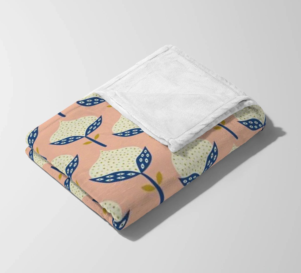 Scandinavian Flower Pattern coperta in pile da Karin Bijlsma