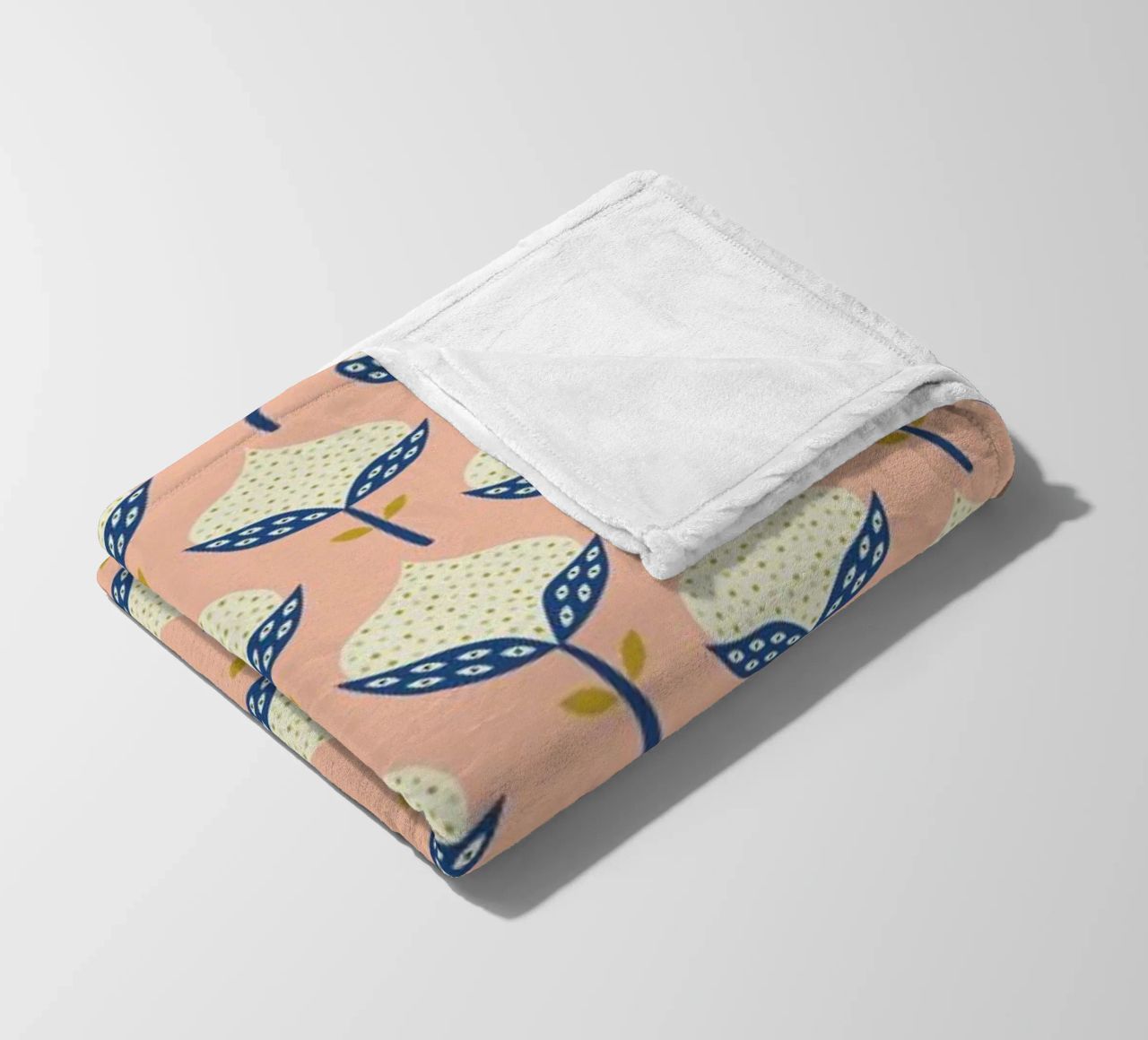 Scandinavian Flower Pattern coperta in pile da Karin Bijlsma