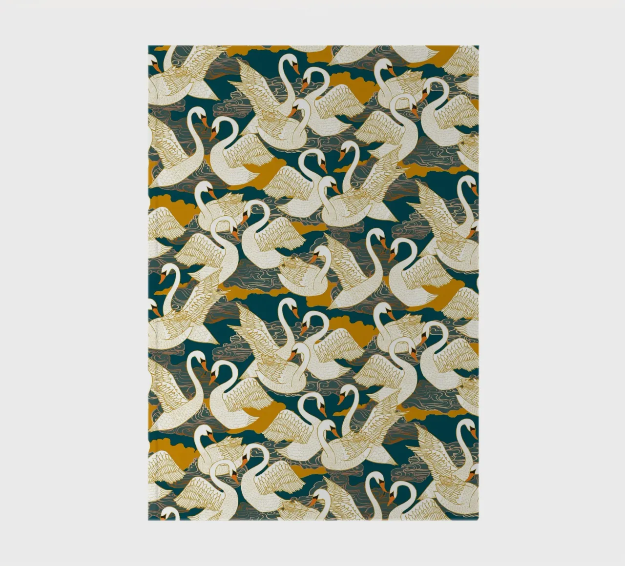 Cecilia Mok - Les cygnes bleu or carnet de notes de The Artcircle