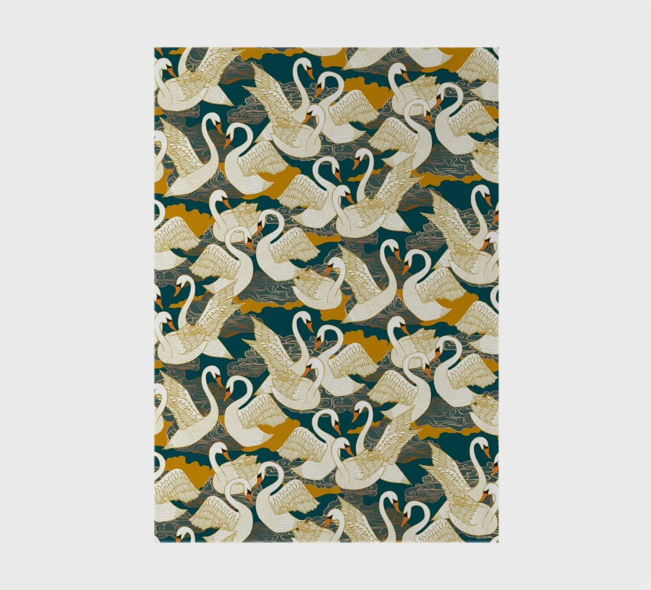 Cecilia Mok - Les cygnes bleu or carnet de notes de The Artcircle