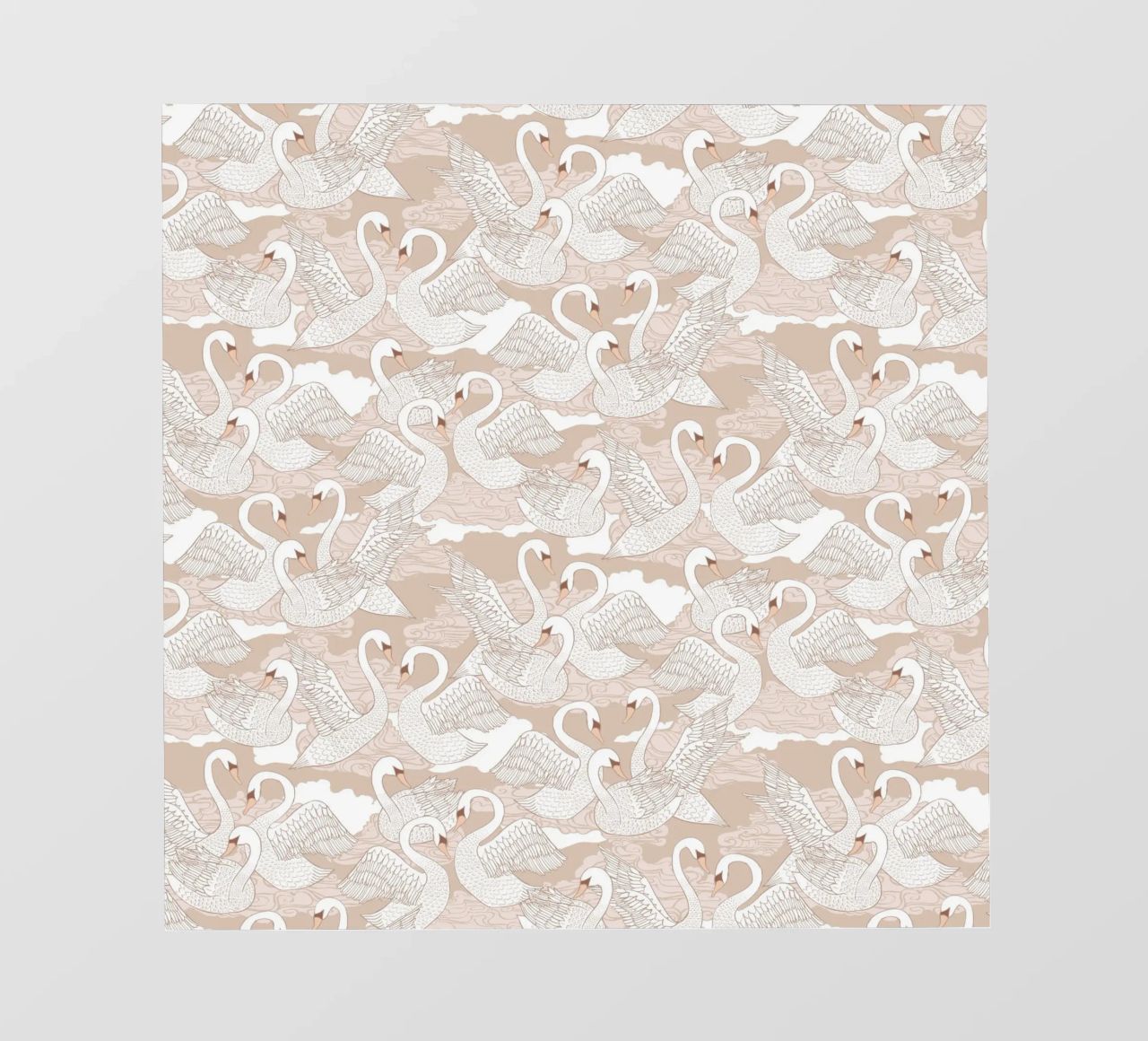 Cecilia Mok - Cigni di cotone telo in pvc da The Artcircle