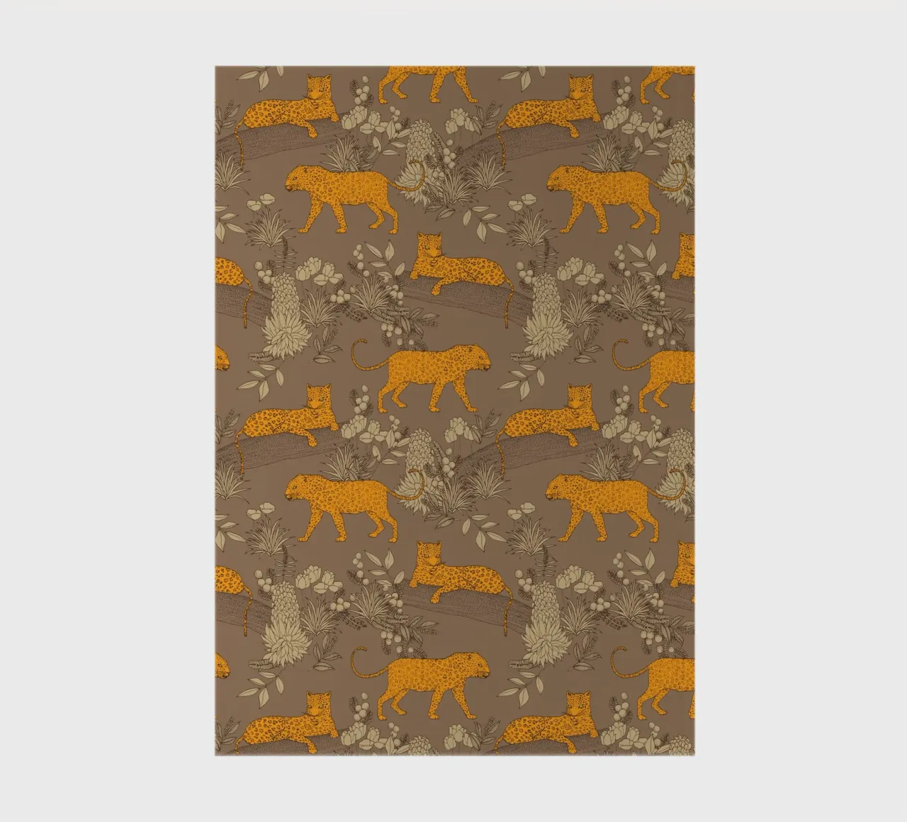 Cecilia Mok - Serengeti Leopard Bronze notebook by The Artcircle