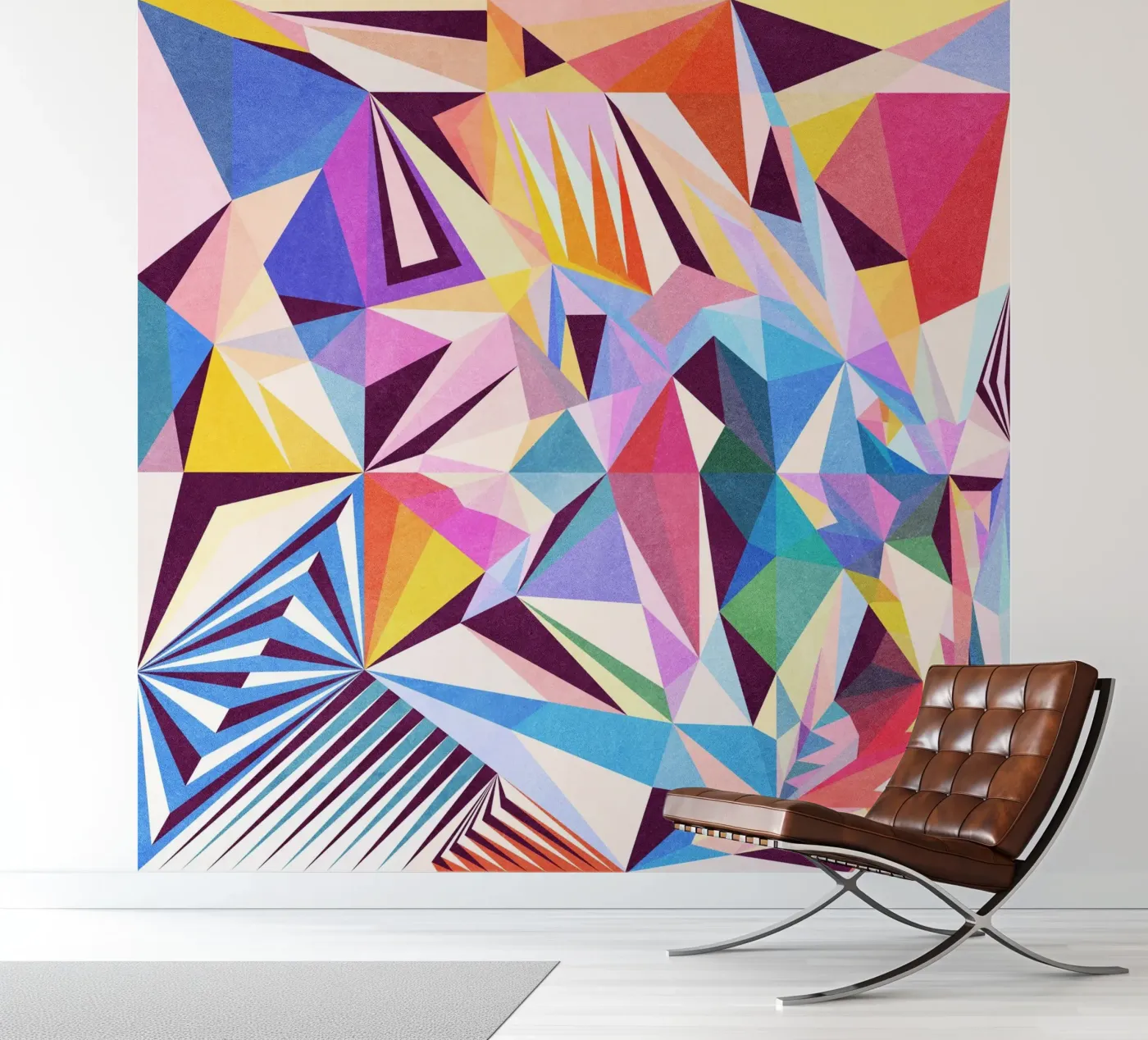 Joy fotobehang van Lines Inside