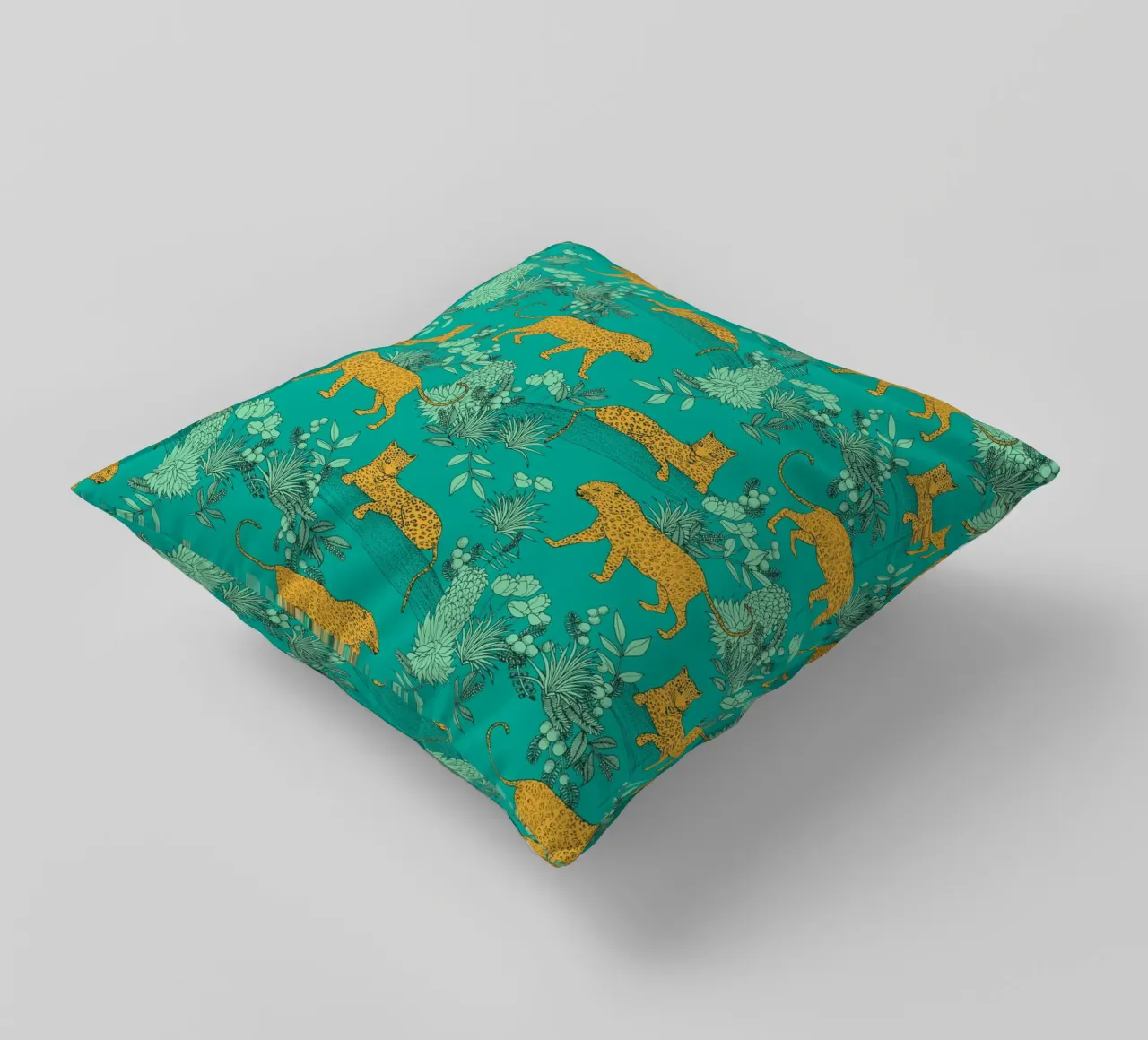 Cecilia Mok - Serengeti Leopard Ocean cuscino da The Artcircle