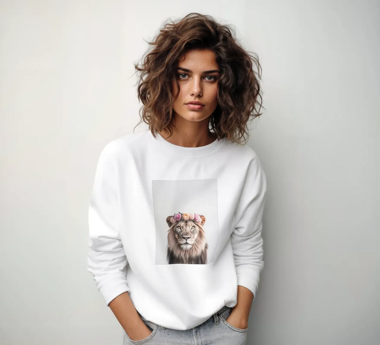 Simba simpatico leone felpa da Carinaprint