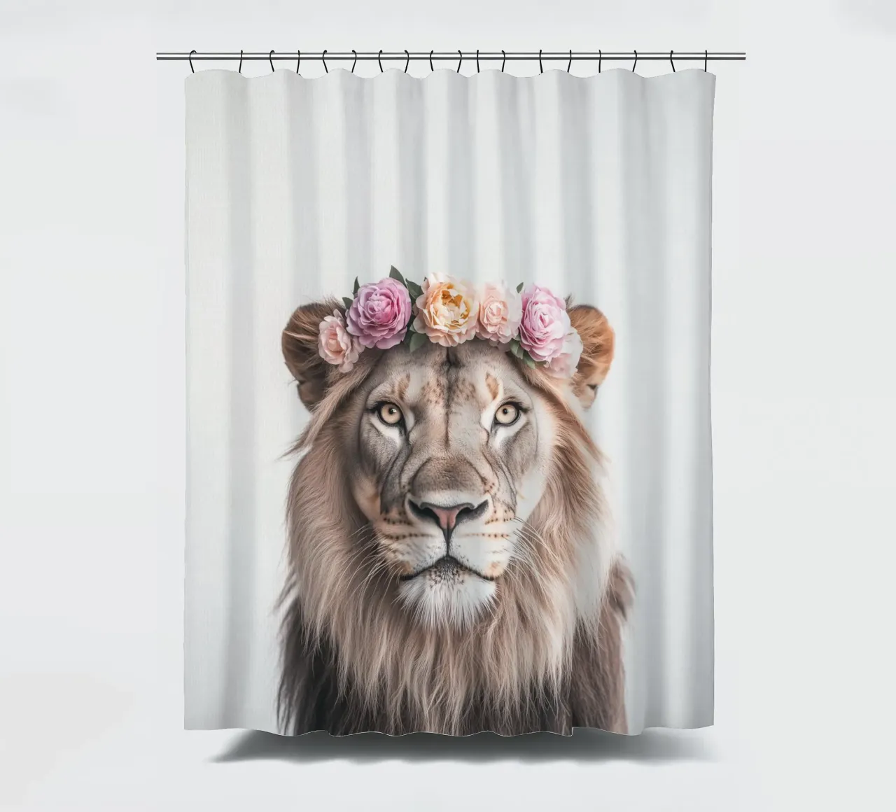 Simba simpatico leone tenda da doccia da Carinaprint