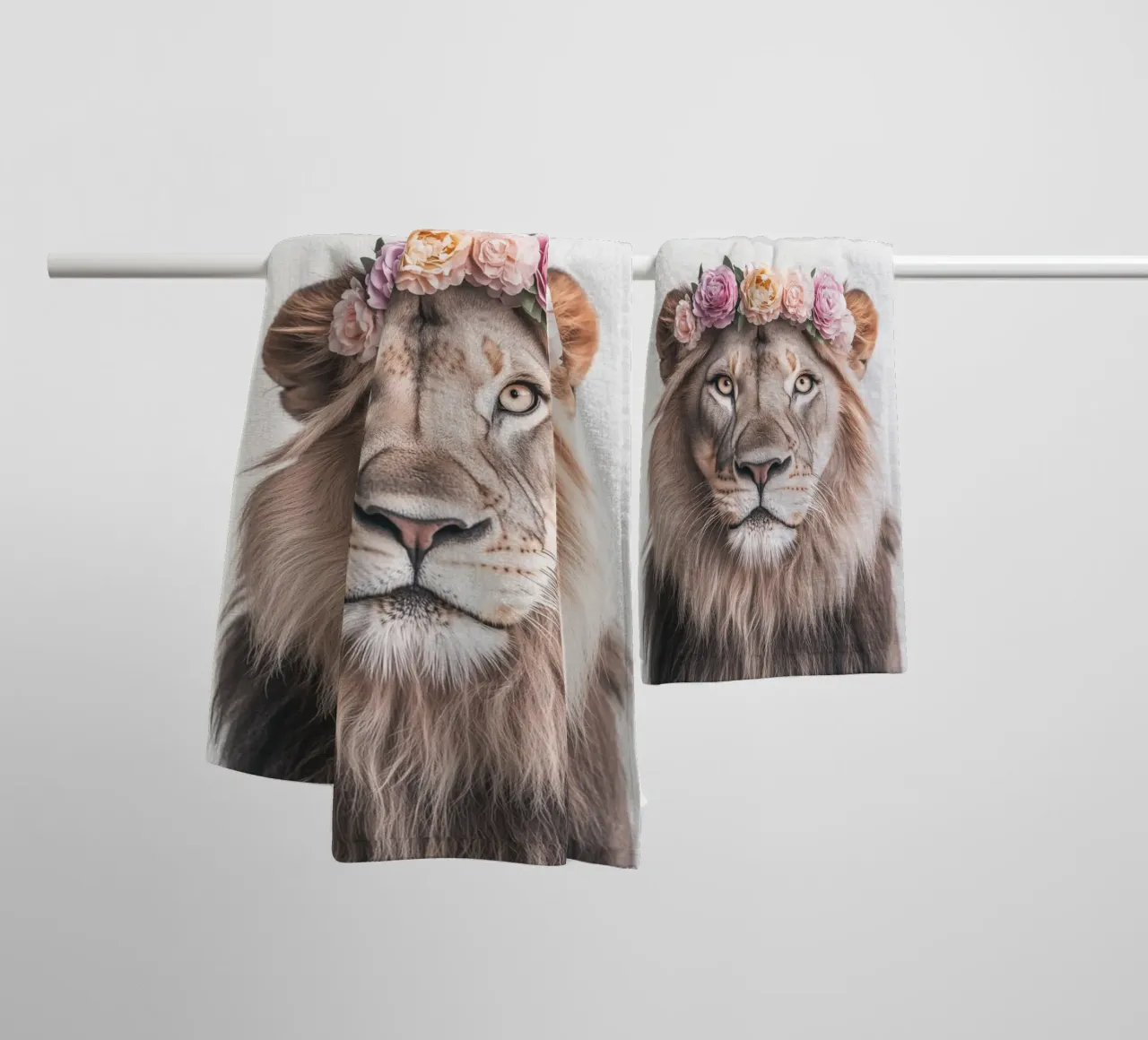 Simba simpatico leone asciugamano da bagno da Carinaprint