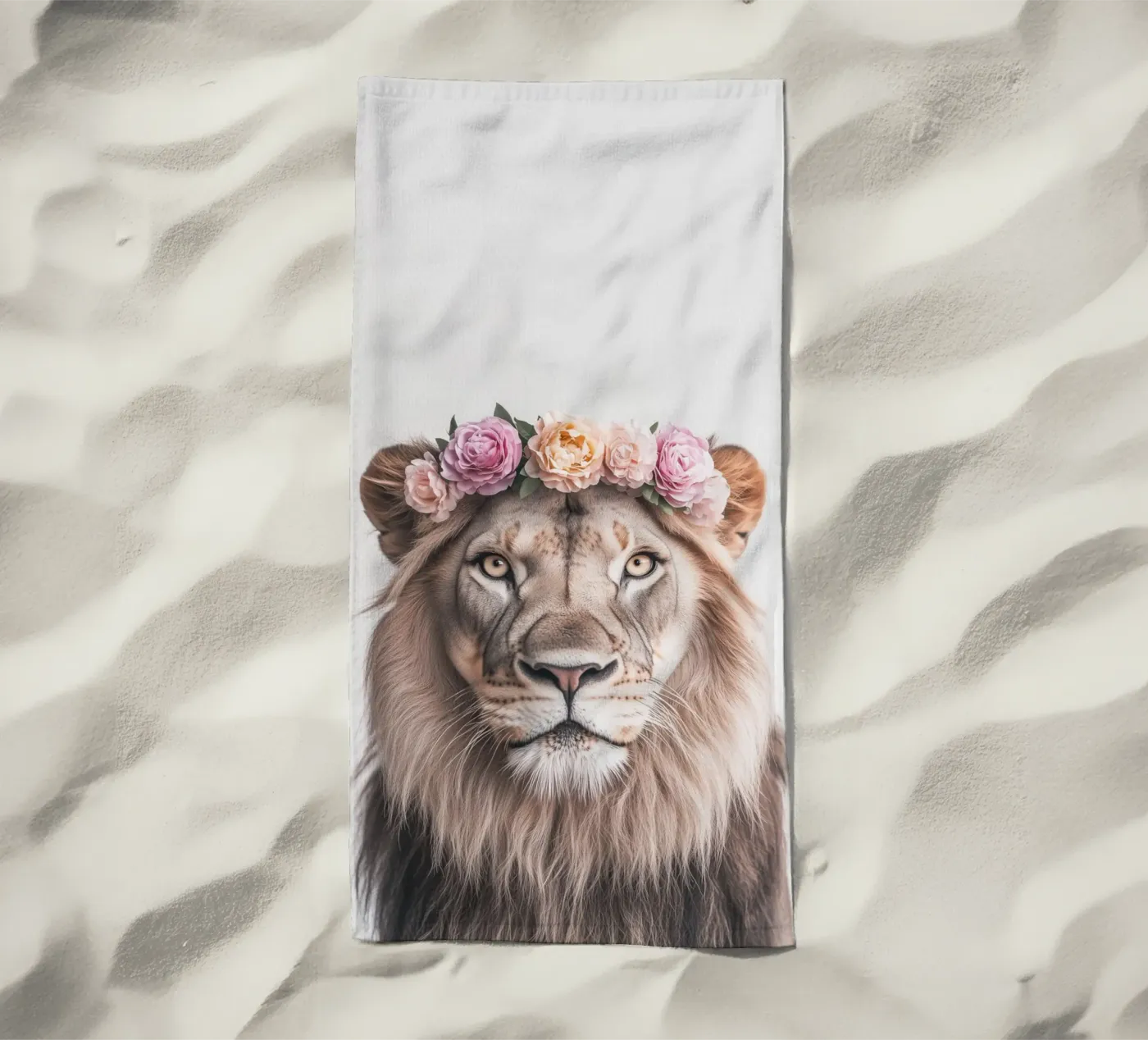 Simba simpatico leone telo mare da Carinaprint