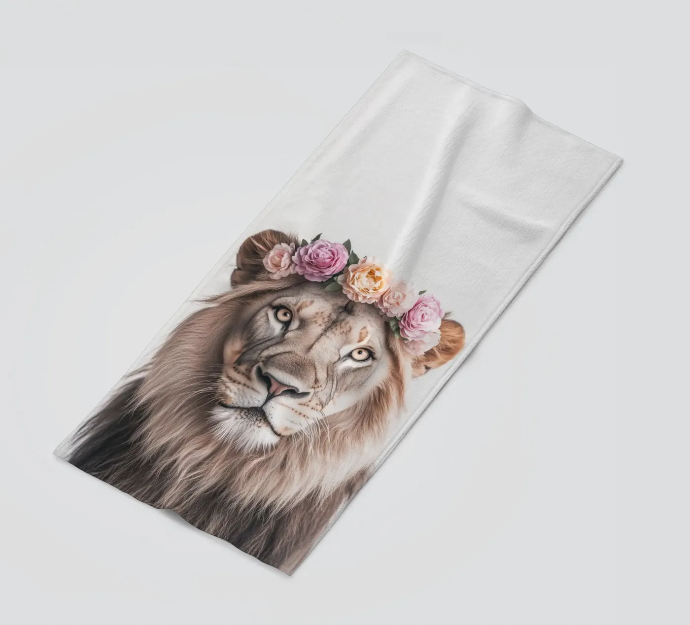 Simba simpatico leone telo mare da Carinaprint