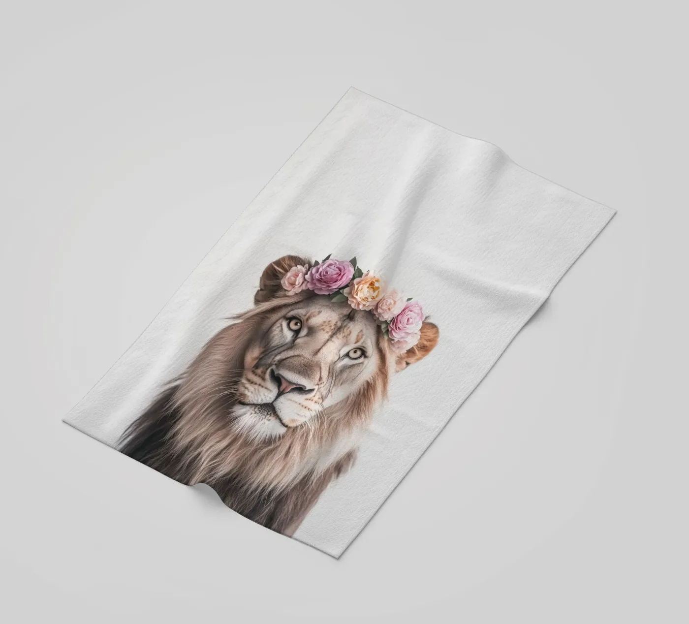 Simba simpatico leone telo mare da Carinaprint