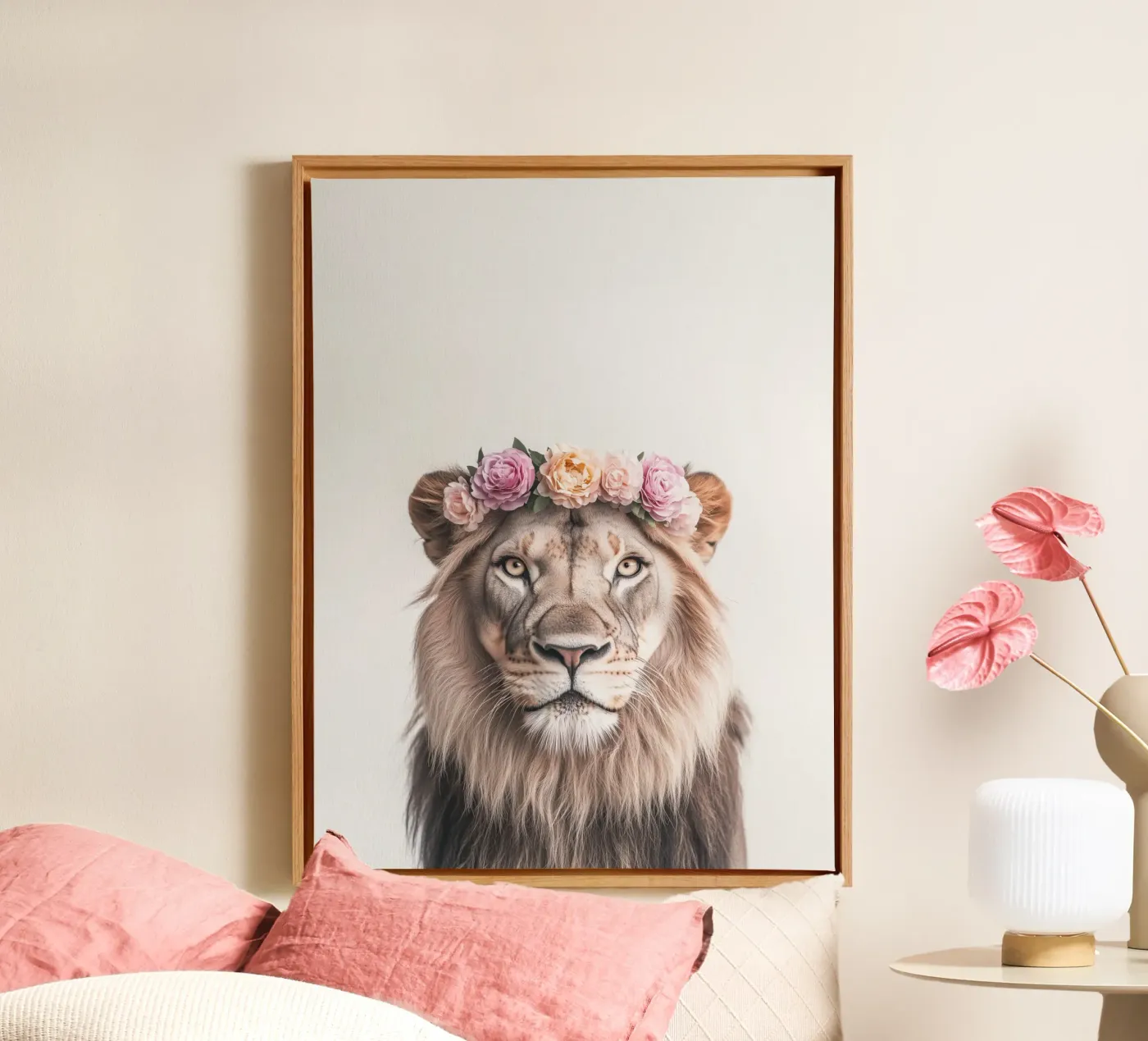 Simba simpatico leone tela da Carinaprint
