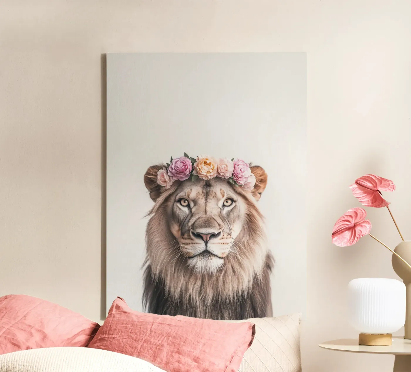Simba simpatico leone tela da Carinaprint