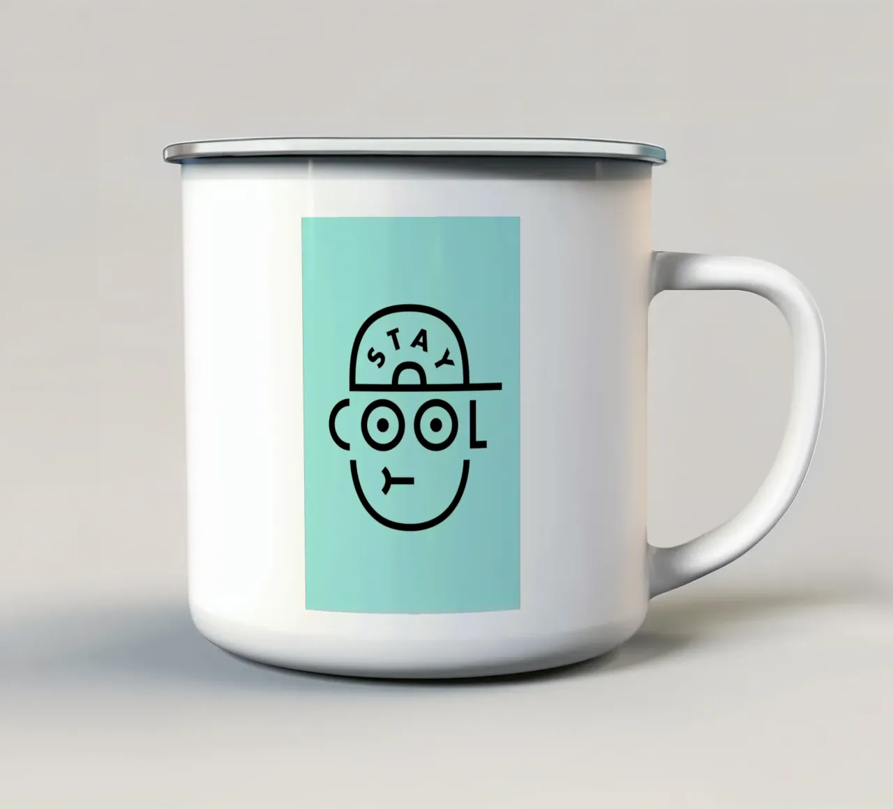 Stay Cool tazza in smalto da Jaco Haasbroek