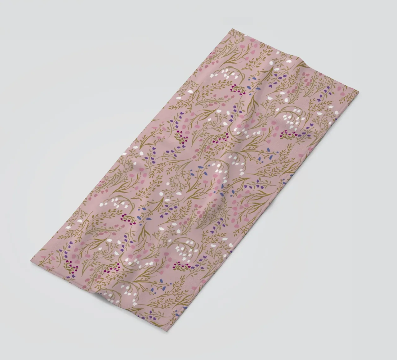 Cecilia Mok - Zomers weideblad strandhanddoek van The Artcircle