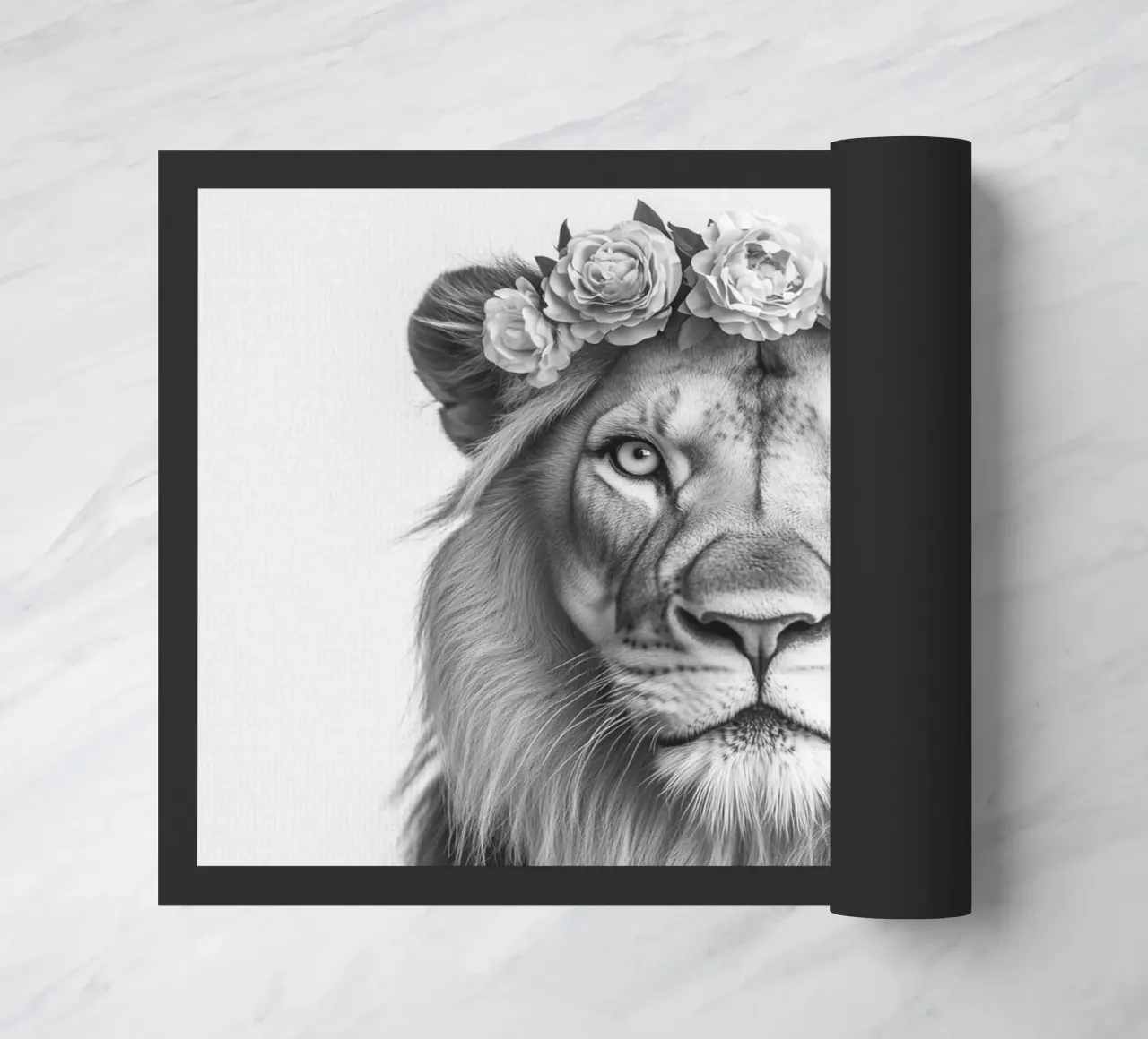 Leone Simba B&N zerbino da Carinaprint