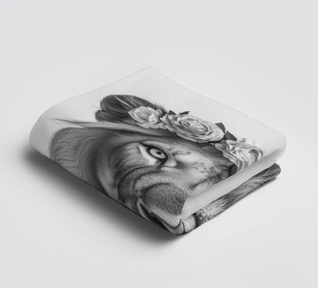 Leone Simba B&N asciugamano da bagno da Carinaprint