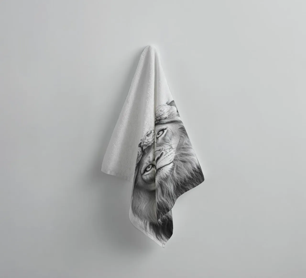 Leone Simba B&N asciugamano da bagno da Carinaprint