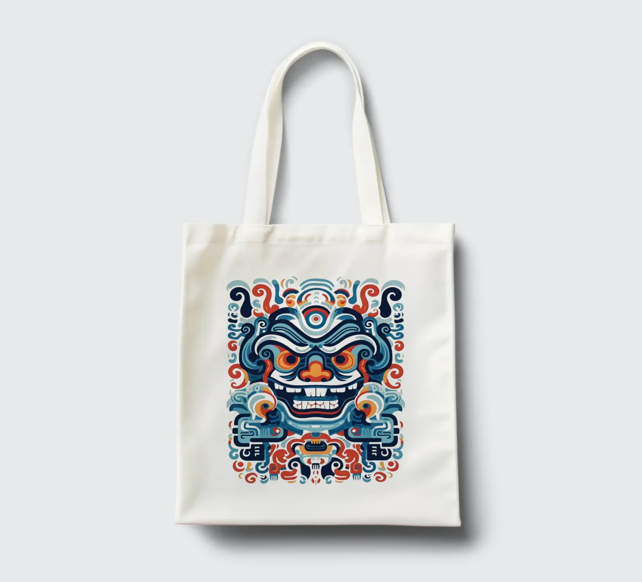 Design del drago cinese borsa in juta da Autofocus