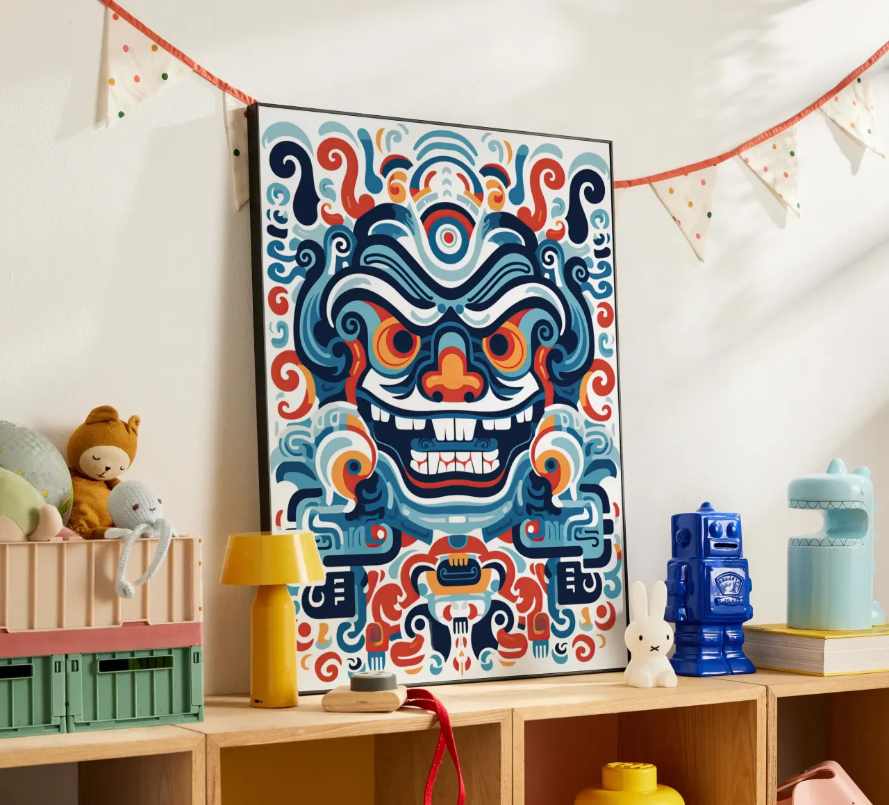 Chinese dragon design alu-dibond by Autofocus