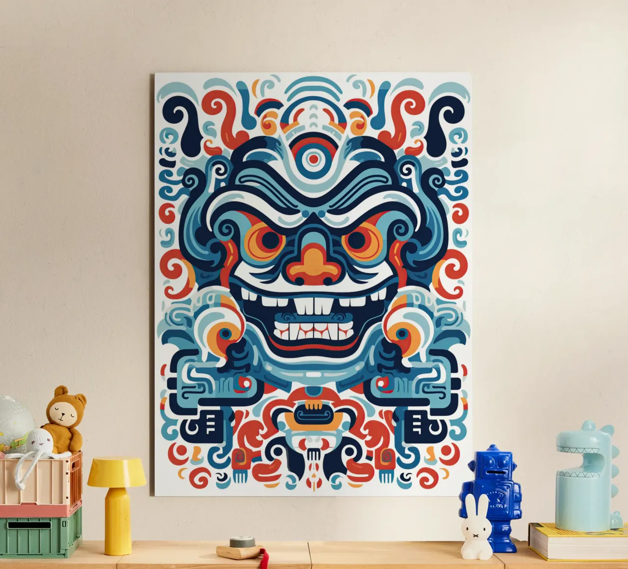 Chinese dragon design alu-dibond by Autofocus