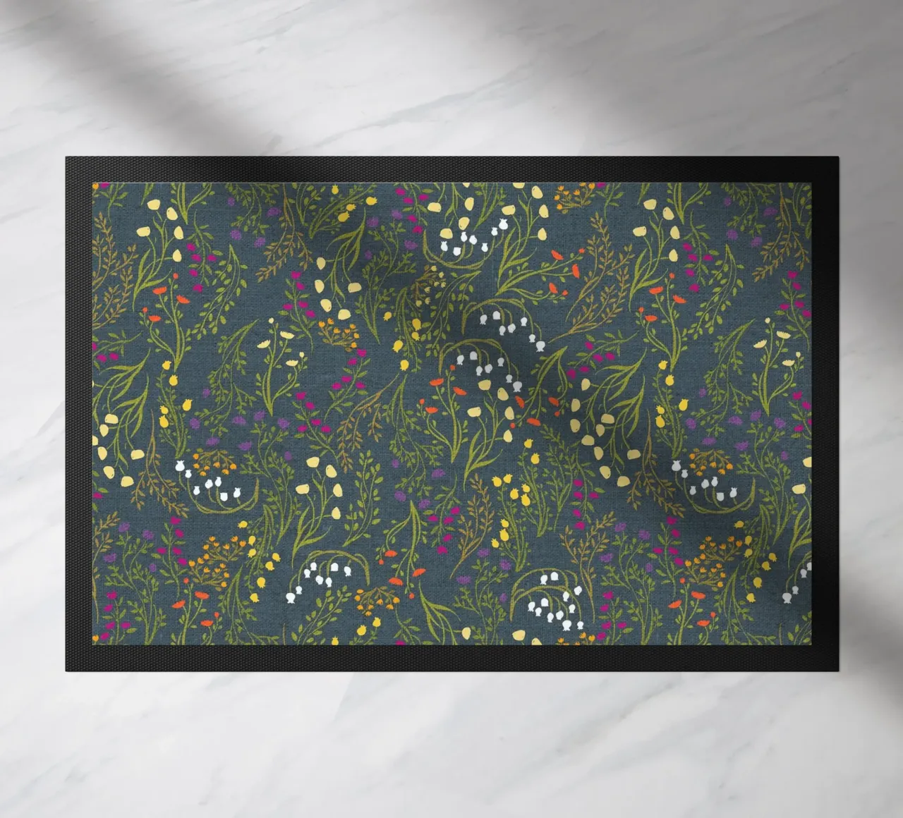 Cecilia Mok - Summer Meadow Slate doormat by The Artcircle
