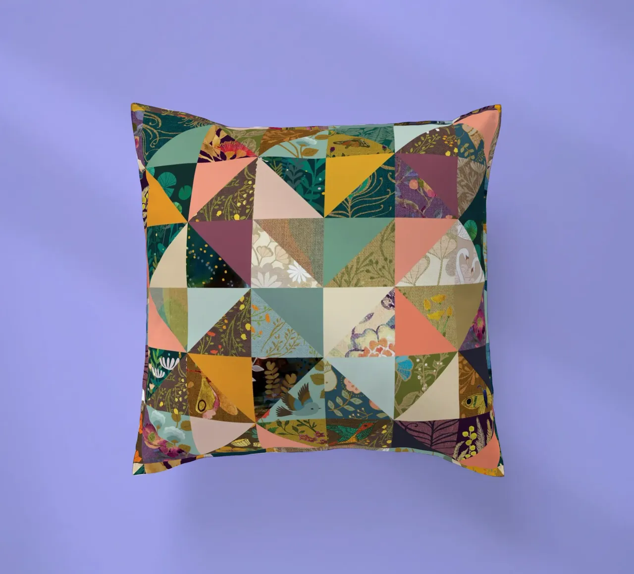 Cecilia Mok - Il quilt dei sognatori cuscino da The Artcircle