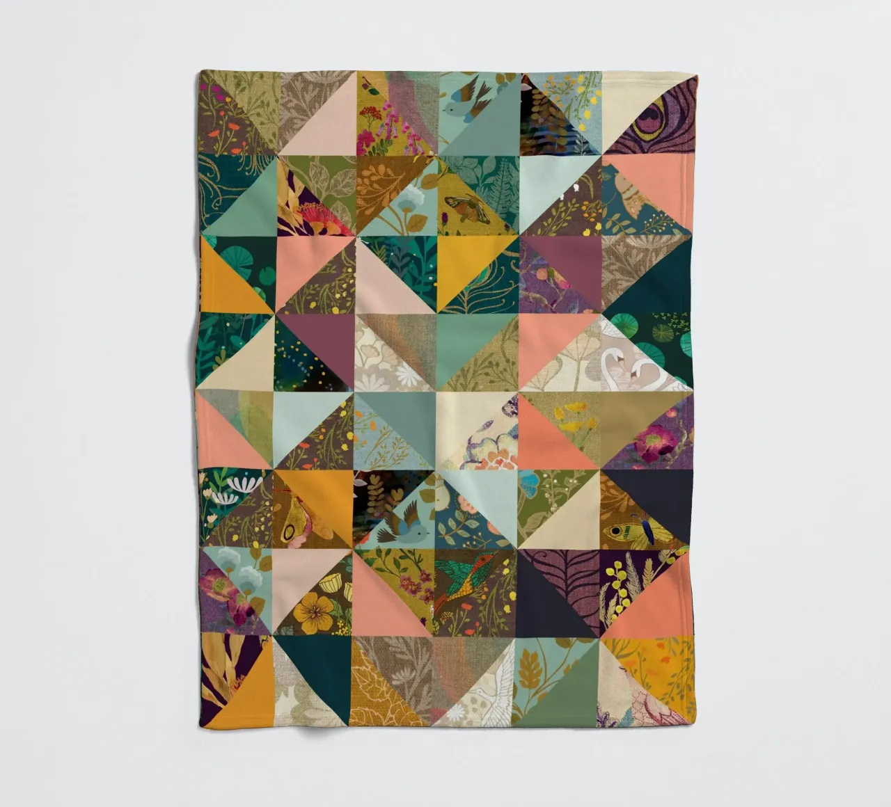 Cecilia Mok - Il quilt dei sognatori coperta in pile da The Artcircle