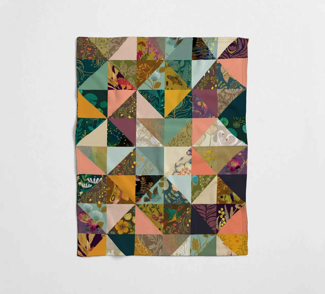 Cecilia Mok - Il quilt dei sognatori coperta in pile da The Artcircle