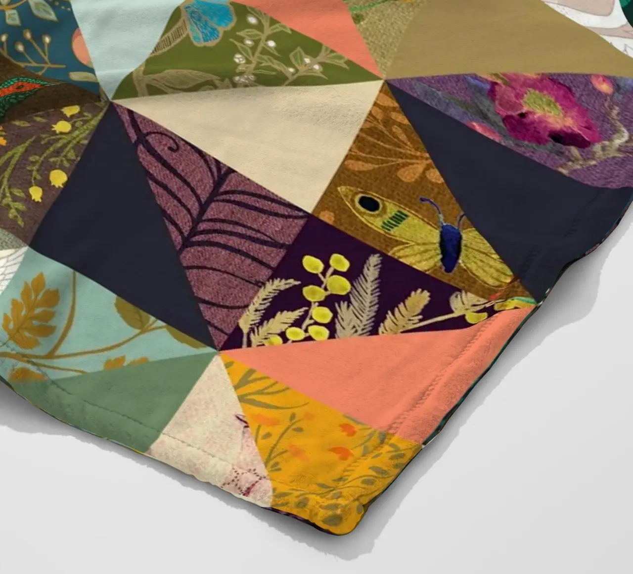 Cecilia Mok - Il quilt dei sognatori coperta in pile da The Artcircle
